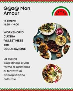 Locandina Gaza mon amour - Workshop di cucina palestinese