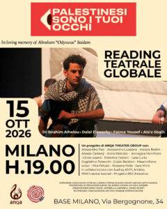 Locandina evento Palestinesi sono i tuoi occhi