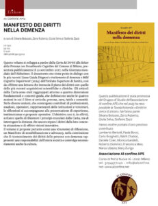 carta dei diritti nella demenza